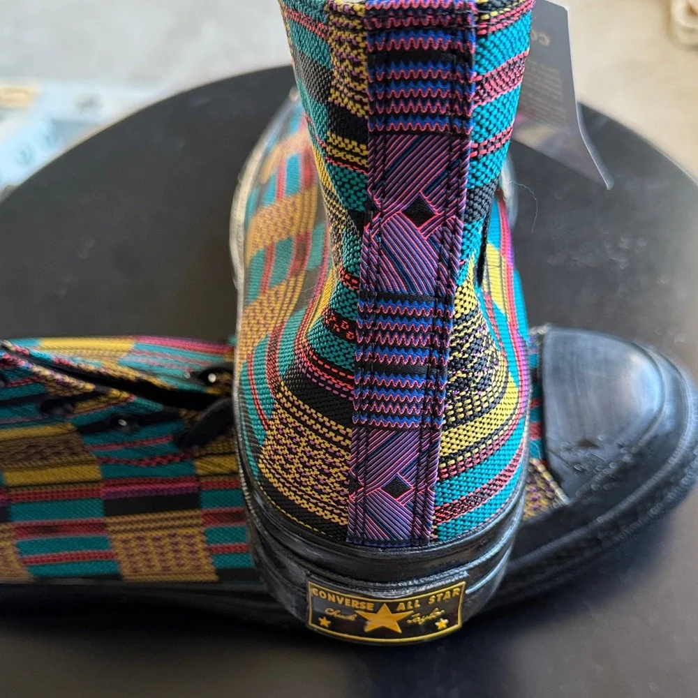 Converse Chuck 70 High Black History Month Sneakers NWT – Multicolor Mosaic - Picture 4 of 12